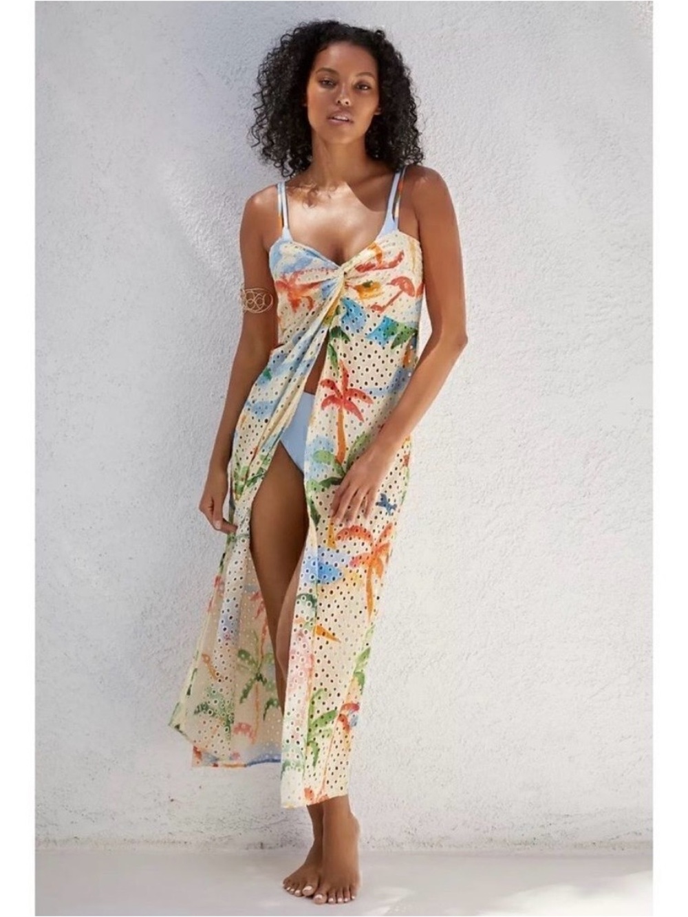 Farm Rio • Eyelet Maxi Dress Cover-Up NWOT